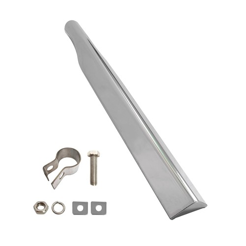 Chrome quarter fender - chrome, tube