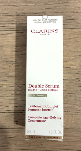 Clarins double serum 6oz - double, 1.6oz