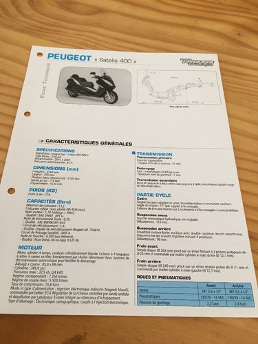 Peugeot scooter satelis 400 - satelis,