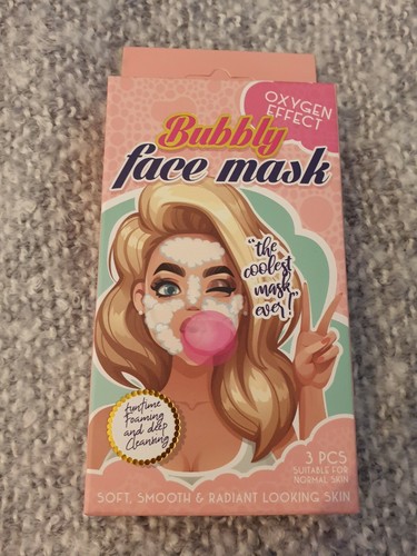 Bubbly face mask masque - face,