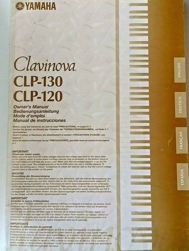 Yamaha clp 130 120 - yamaha, clp-130