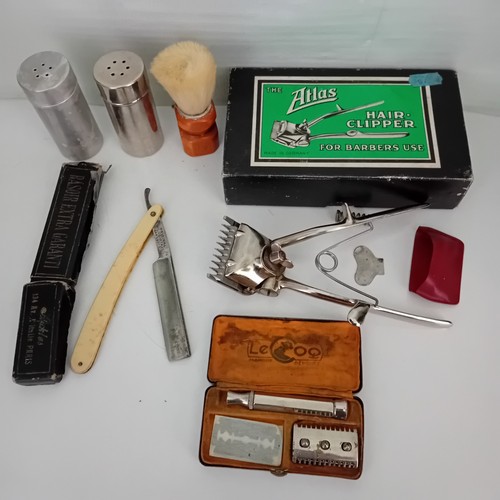 Lot anciens barbiers coiffeurs - anciens,