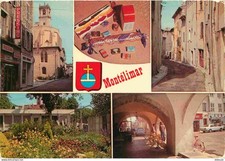 26 - Montélimar - Multivues - Blasons - Nougat - Borne kilométrique Nationale 7