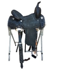 Selle Western Barrel en cuir