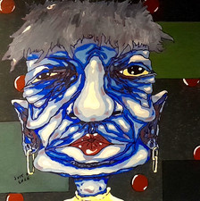 Acrylique toile 2026  40x 40