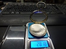 coque de montre gousset argent