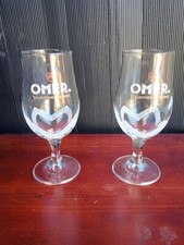 2 verres de bière OMER 25 cl