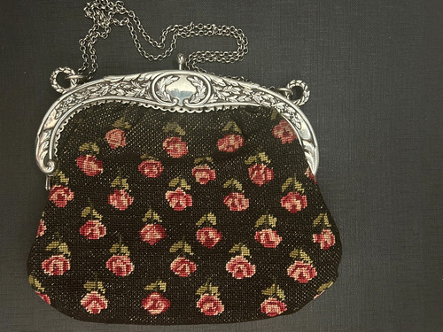 Ancien sac main - main, argent