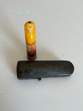 Embout Fume Cigare  avec étui  Objet du fumeur Ancien