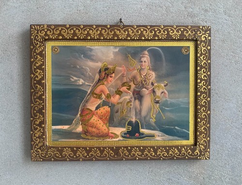 Shiva parvati vintage - shiva,