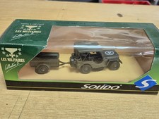 Voiture Miniature Jeep Militaire Solido 1/43