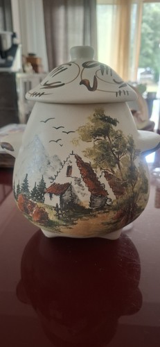 Ancien grand pot - pot, couvert