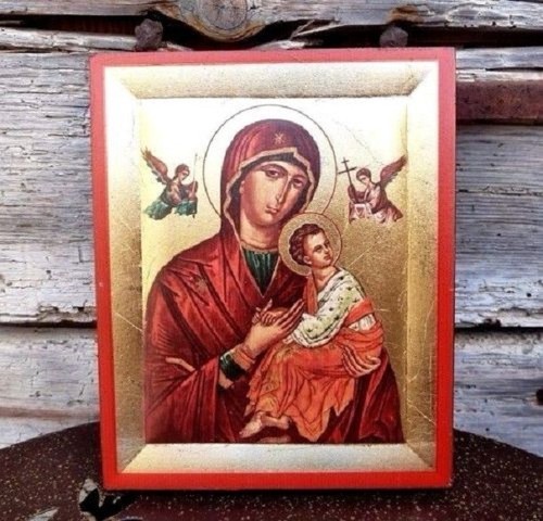 Icone lithographie vierge - icone,