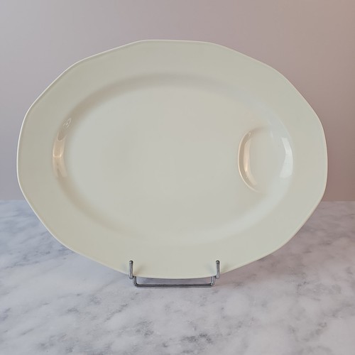 Plat ovale porcelaine - plat, en