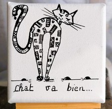 Tableau Abstrait   HUMOUR CHAT