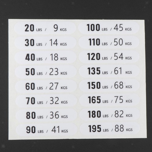 étiquettes pile poids - de,