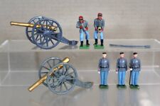 Britains Re Peint Américain Guerre Civile Confédéré Domaine Pistolet Canon & Ras