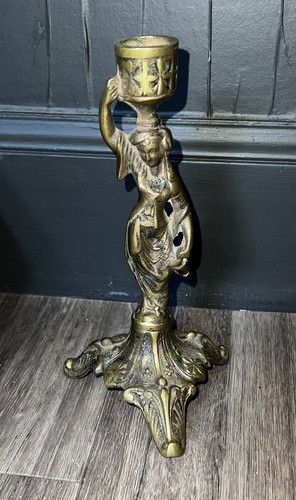 Antique caryatid gilded - caryatid,