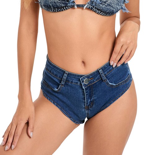 Femme mini short jeans - mini,