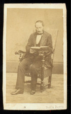 ITALIA  Della Rocca; storico e scrittore Carlo Muletti** ?; Vintage print c.1859