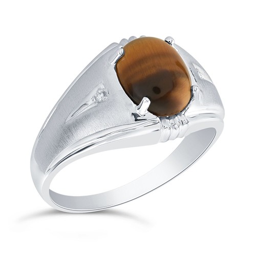 Sterling silver oval cab - cab, 10