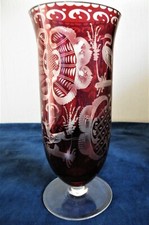 Petit vase cristal taillé - vase, en