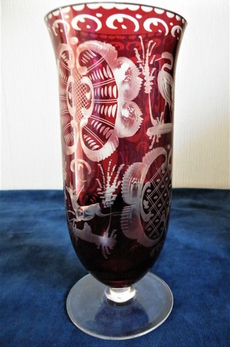 Petit vase cristal taillé - vase, en