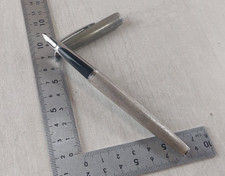 Ancien style plume 18 k, en plaqué argent, Waterman, vintage