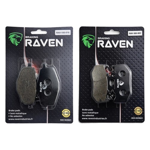Kit plaquettes frein avant - plaquettes,