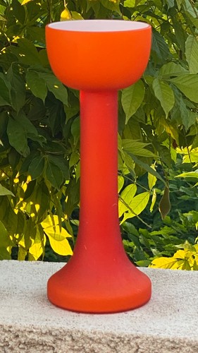 Vase opaline orange - en,