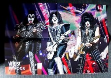 poster affiche revue magazine français Rock KISS 55x38cm HELLFEST 2023