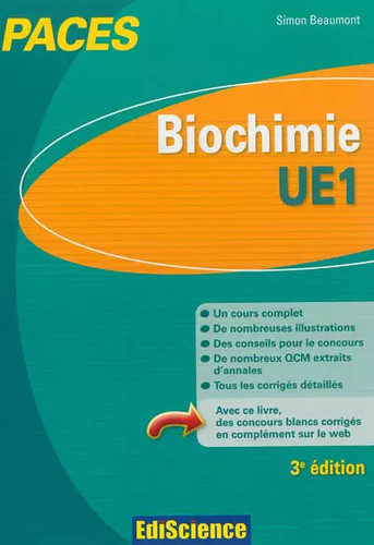 Biochimie ue1 paces 3e - paces, éd