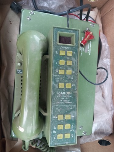 Sailor vhf radio telephone - sailor,