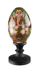 Ganesh Elephant  sur oeuf en