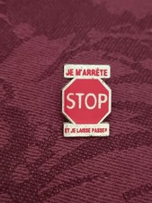 Pin's Pins Pin Enamel 17 Panneau SIGNALISATION Code De La Route "STOP" 