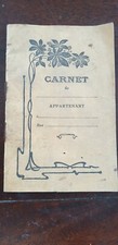 CAHIER D ECOLIER ANCIEN 1900 PROBLEME DE MATHEMATIQUE ET TEXTE SUR LA PATRIE