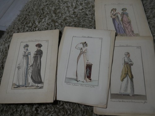 Lot gravures mode en - lot, 28