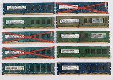 Barettes Mémoires DDR3 - 2GB PC3-10600U - 1333MHz - Divers marques