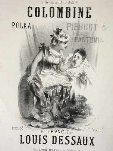 Colombine pierrot polka - pierrot,