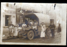 VERSAILLES (78) CAMION de LIVRAISON à la BOUCHERIE début 1900