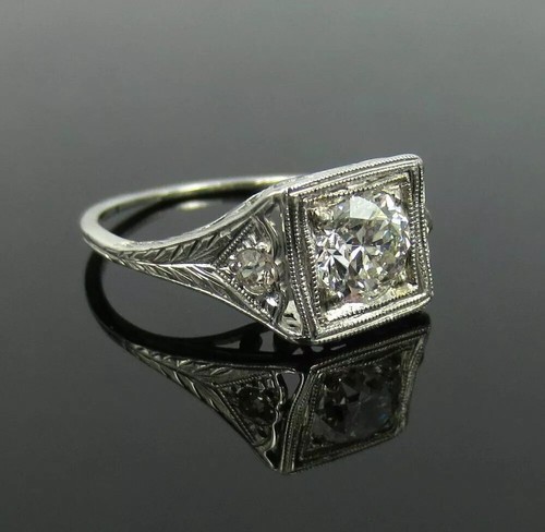 Bague fiançailles ancienne - bague,