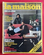 Magazine LA MAISON de MARIE CLAIRE N°173  1981 DECO BRICO BROCANTE Voir Sommaire