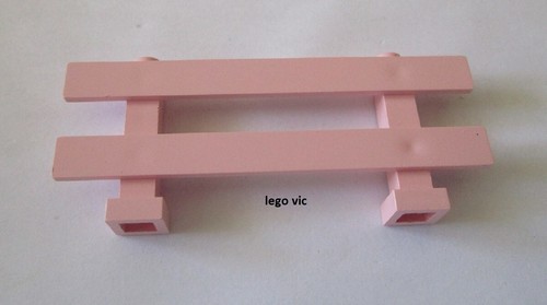 Lego 6079 fence 1x8x2 pink - 1x8x2,