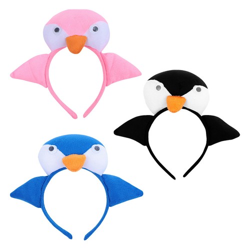 Pcs serre tête - 3, pingouin
