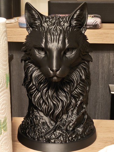 Buste décoratif tête - de, chat