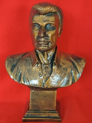 Buste johnny hallyday - johnny, tour