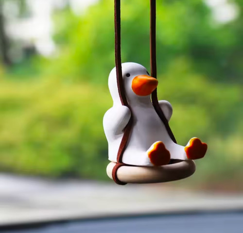 Pendentif miroir canard - miroir,