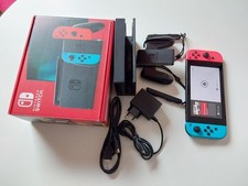 Console Nintendo switch bleu et rouge V3 d'occasion