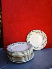 Assiettes Au Gui Art Nouveau St Clément Kg Lunéville