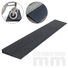 Rampe d’accès 8x80x900mm Caoutchouc solide Fauteuil roulant Déambulateur